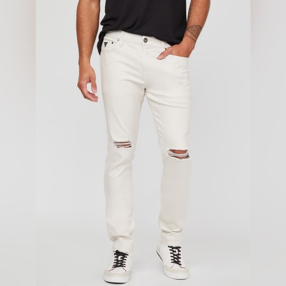 New GUESS Men’s Slim Tapered Fit Jeans - Picture 1 of 5